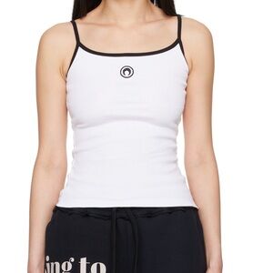 Marine Serre Moon Logo Jersey Tank Top NWT